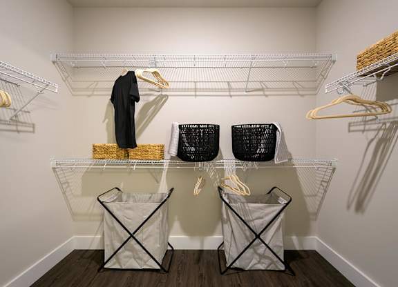 Large closet space at Verge Apartments in Atlanta GA