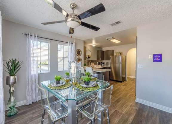 Dining area at Kaleidocope Apartment Homes in Las Vegas NV