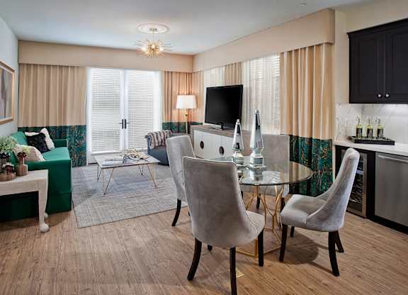 Model Kitchen and Living Room