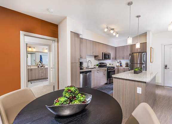 Model kitchen at 808 West in San Jose CA