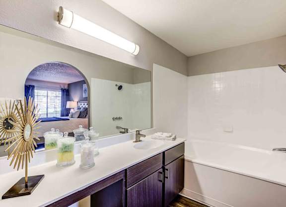 Bathroom at Kaleidocope Apartment Homes in Las Vegas NV