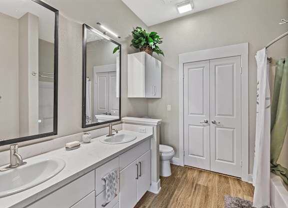Bathroom at Madison at Town Center Apartments in Santa Clarita CA