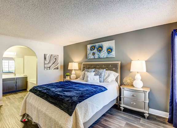 Main bedroom at Kaleidocope Apartment Homes in Las Vegas NV
