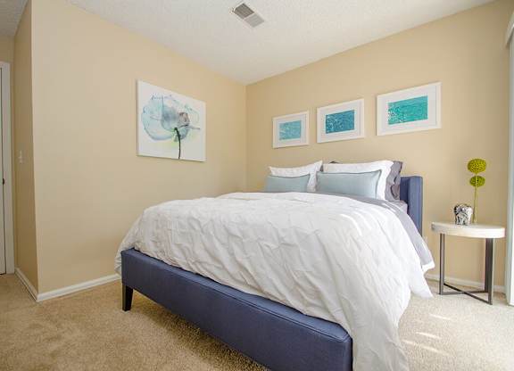 Bedroom at Rock Peak on Sunset Apartments in Longmont CO