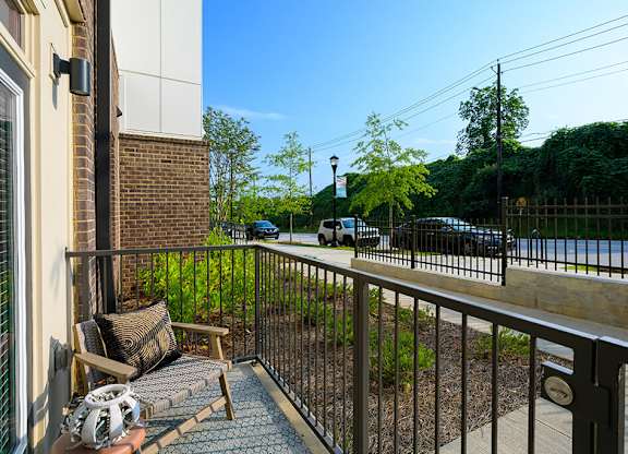 Patio at Verge Apartments in Atlanta GA