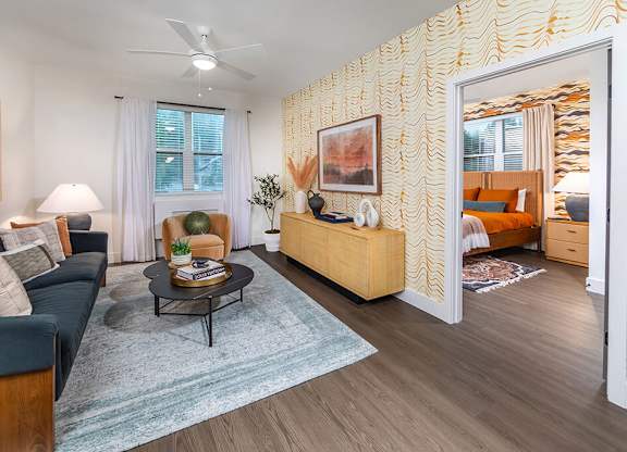 Living room at The Brynn in Kirkland WA