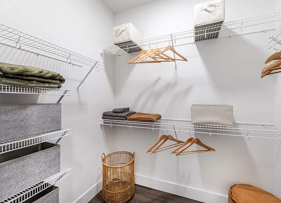 Large closet at The Brynn in Kirkland WA