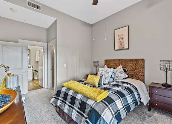 Bedroom at Madison at Town Center Apartments in Santa Clarita CA