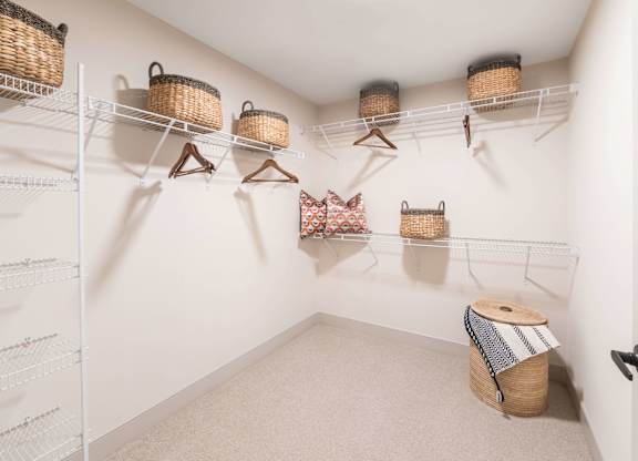 Large oversized closet at Avel Apartment Homes in Orange CA