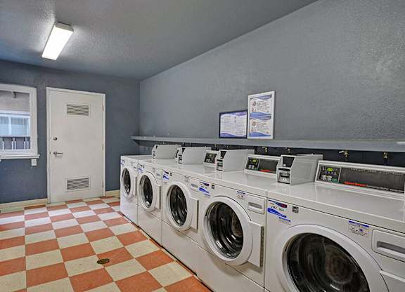 Laundry room at Turnleaf Apartments in San Jose CA