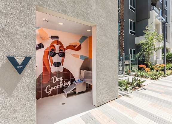 Pet Spa Vanity at Vita Apartment Homes in Orange CA