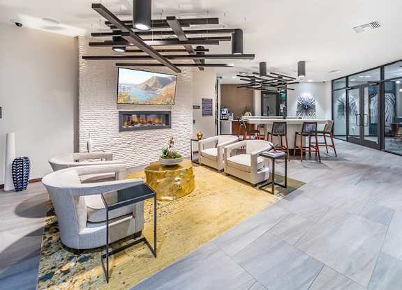 Coworking Lounge at The Braydon Apartments in Napa CA