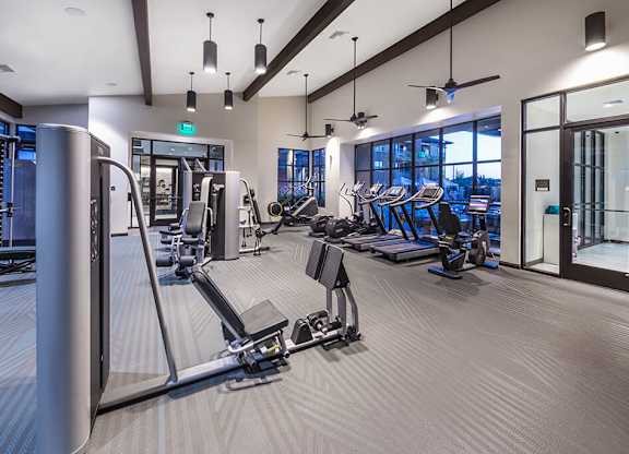 Fitness Center Cardio Equipment at The Braydon Apartments in Napa CA