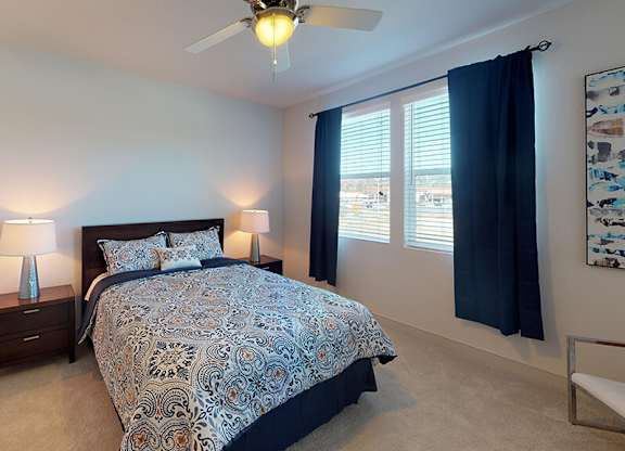Bed Blend Design Package Bedroom at The Braydon in Nap CA