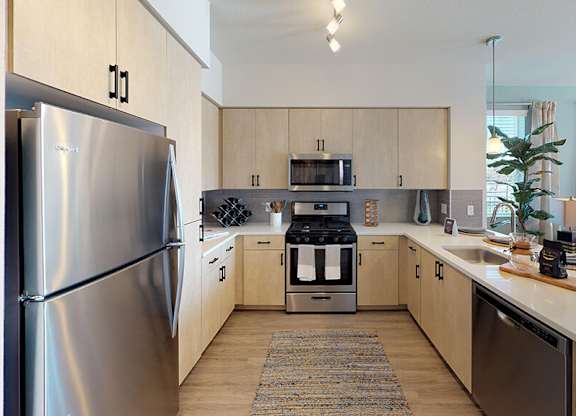 Brix Design Package Kitchen Seating at The Braydon Apartments in Napa CA