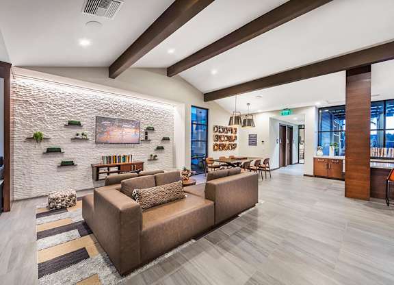 Social lounge seating at The Braydon Apartments in Napa CA