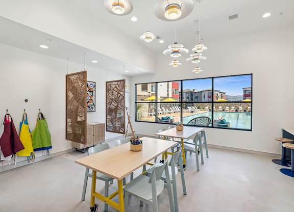 Makers space at The Braydon Apartments in Napa CA