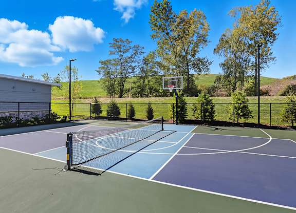 Pickleball court at Station 316 Woburn MA