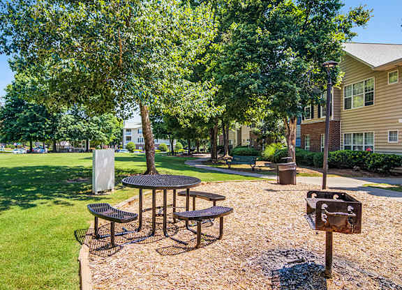 Picnic area at Chroma Park Apartments in Austell GA