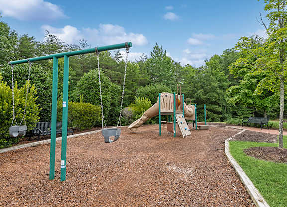 Swingset at playground at Westerchester at the Pavillions in Waldorf MD
