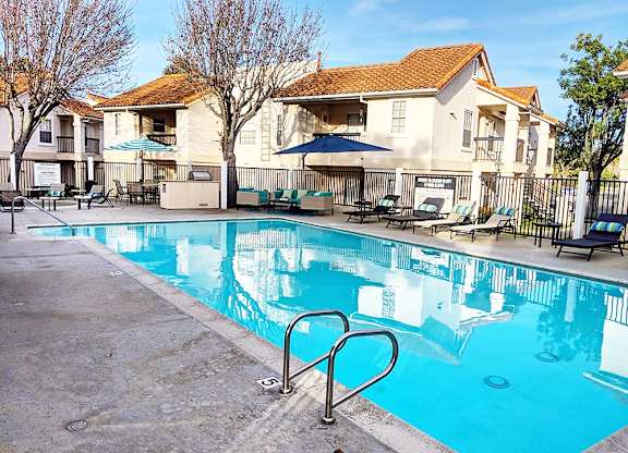 Pool at Westbrook apartments in San Diego CA