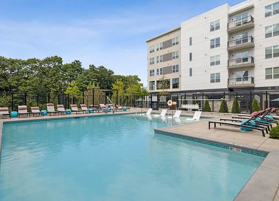 Large Pool at Jayden Apartments in Peabody MA