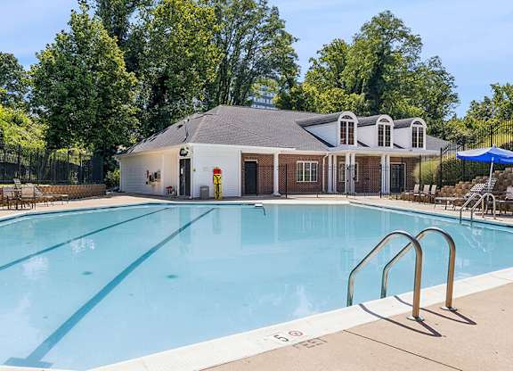 Large swimming pool at The Barrington in Silver Spring MD