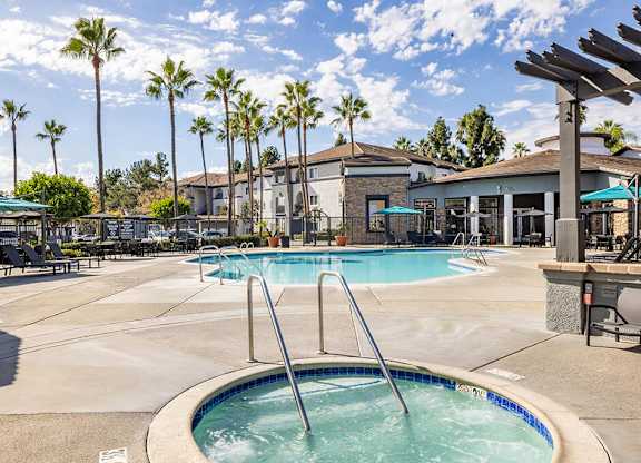 Pool spa at Sierra at Otay Ranch Apartments in Chula Vista CA