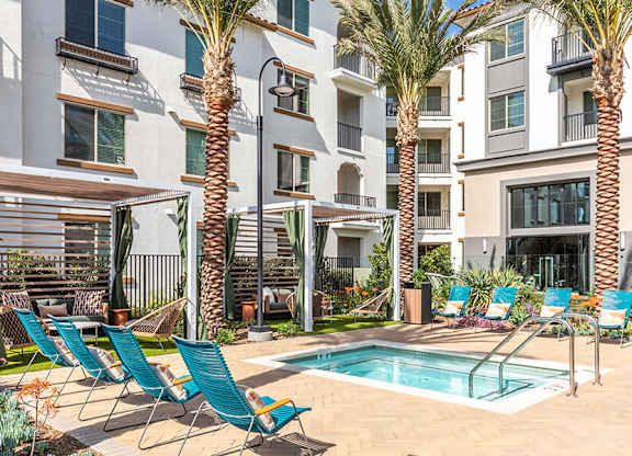 Pool Spa at West Village Poway Apartments in Poway CA