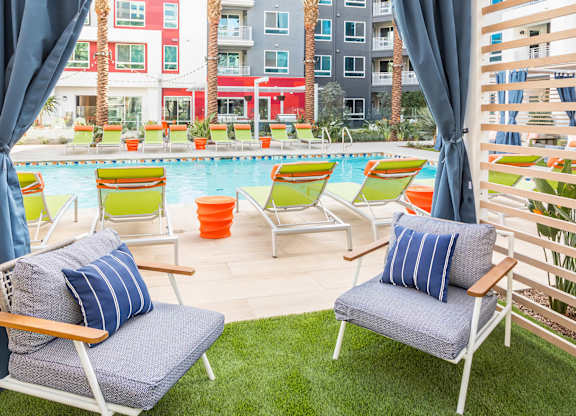 Pool Vibe Cabana at Vita Apartment Homes in Orange CA