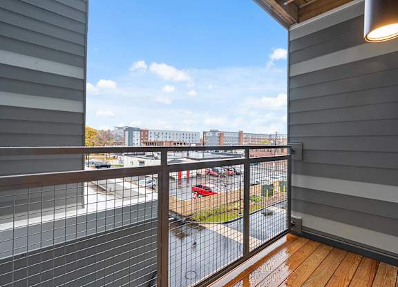 Private Balcony at VERO Apartments in Chelsea MA