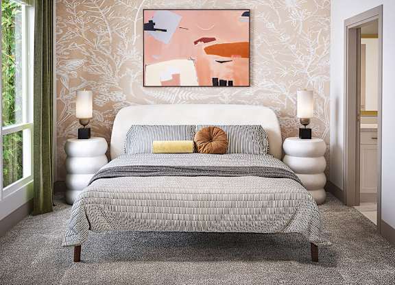 Rendering Townhome Bedroom at Wayfern Apartments in Sandy Springs GA