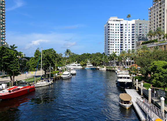 River Walk nearby at Treo Apartments in Fort Launderdale FL