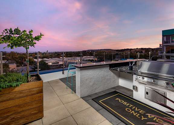 Rooftop Euphoria View Sunset at Chroma Apartment Homes in Canoga Park CA