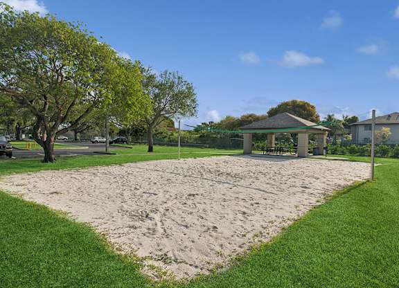 Sand volleyball court at Running Brook Apartments in Miami FL