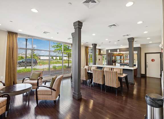 Social lounge seating at Westerchester at the Pavillions in Waldorf MD
