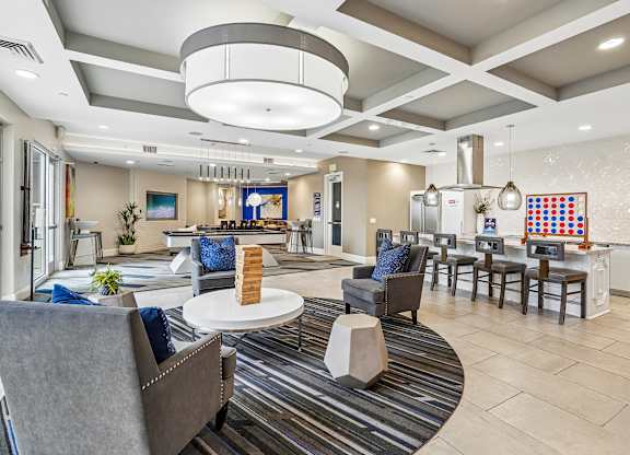 Social lounge at Norte Town Lake Apartments in Tempe Arizona