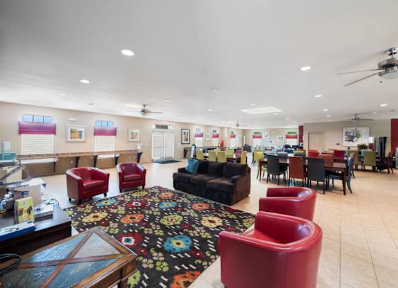 Social lounge at Parkway Ranch Rental Homes in Houston TX