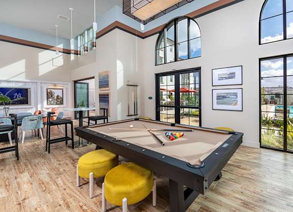 Social Lounge Billiards at West Village Poway Apartments in Poway CA