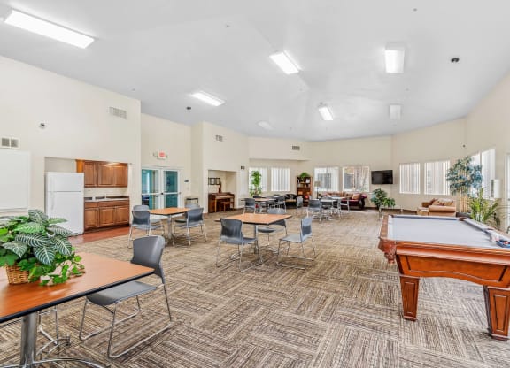 Social Lounge Billiards Table at Harvard Yard Apartments