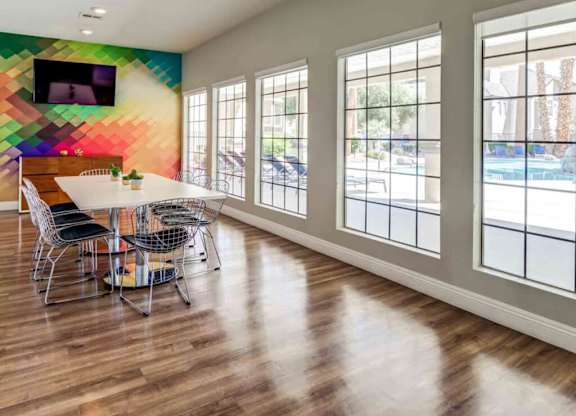 Social lounge conference room at Kaleidocope Apartment Homes in Las Vegas NV