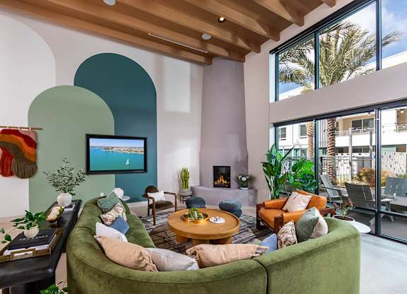 Social Lounge Seating Area at Bowen Apartments in San Diego CA