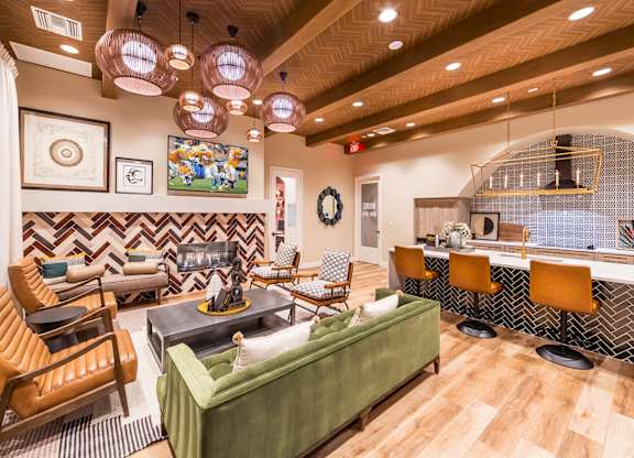 Social Lounge Seating Area at The Seaton Apartments in San Diego CA