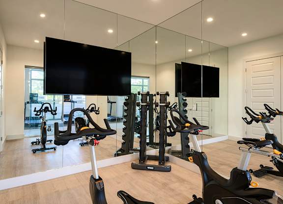Spin studio at Treo Apartments in Fort Lauderdale FL