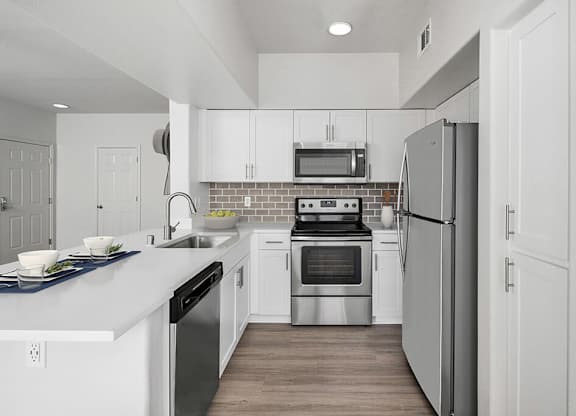 Kitchen at Vintara Apartments in Murrieta CA
