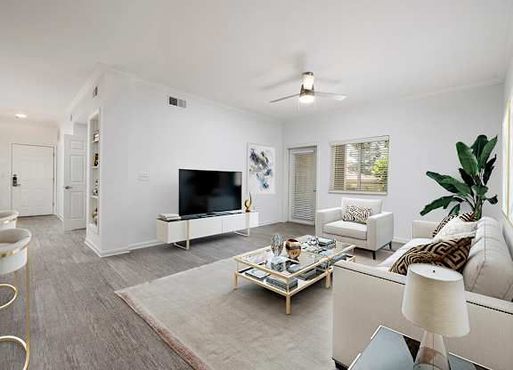 Living room at Landara Apartments in Ontario CA