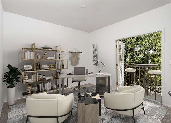 Townhome den office at Vintara Apartments in Murrieta CA