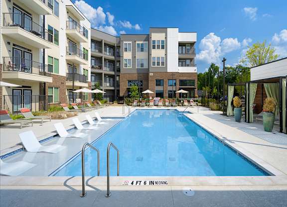 Swimming pool at Verge Apartments in Atlanta GA