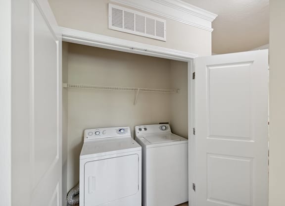 In home laundry at Westerchester at the Pavillions in Waldorf MD