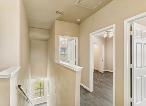 Interior hallway at Sterling Green and Sheldon Ranch in Channelview TX